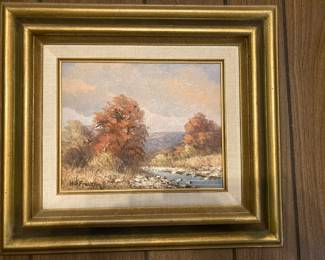 W B "Dub" Franklin fall landscape
