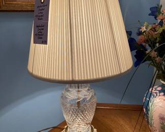 Waterford lamp with original Waterford shade