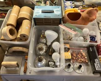 bulbs, drywall tape, etc