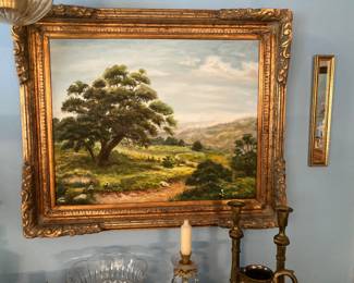 J C Richardson original oil landscape