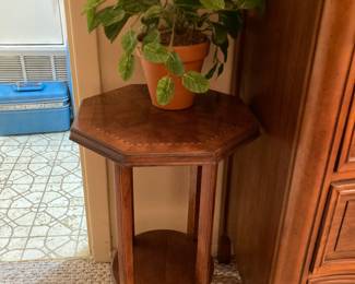 octagonal plant stand