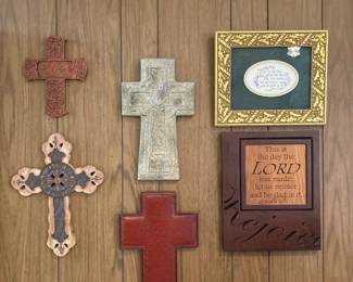 crosses and inspirational decor