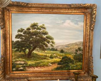J C Richardson original oil landscape