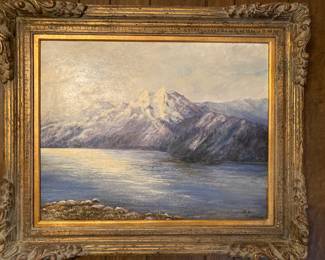 W B "Dub" Franklin mountain lake landscape