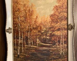 W B "Dub" Franklin fall road landscape