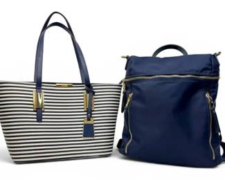 Two Navy Blue Bags