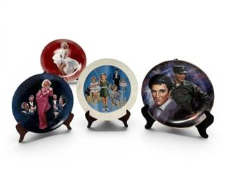 Marilyn Monroe, Shirley Temple, Elvis Collector Plates