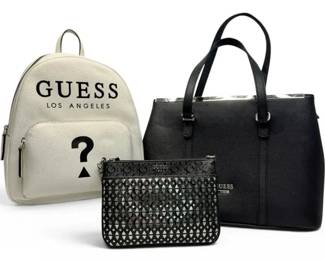 Three Black White Guess Bags
