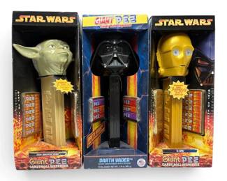 Star Wars Giant Pez Darth Vader, C3PO, Yoda