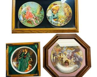 Norman Rockwell Framed Plates More