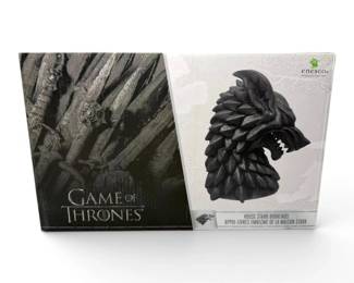 Game of Thrones House Stark Enesco Bookends, New