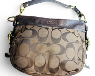 Coach Zoe Hobo Shoulder Bag w COA