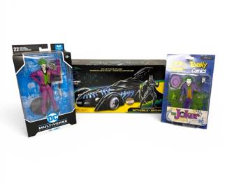 Batman Forever Batmobile Joker Figures