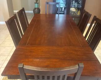 Mission Style Trestle Table