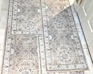 4 Matching Rug Runners