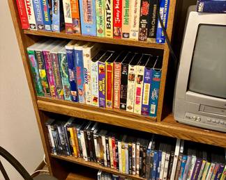 VHS and DVDs 