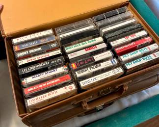 2 plus full cases of vintage 80’s tapes 