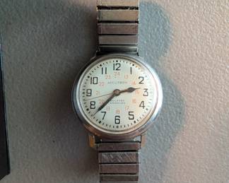 Vintage Bulova Accutron 214 Railroad Approved Watch – 24-Hour Dial