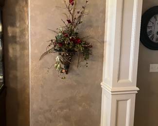 2 pcs of silk decor 