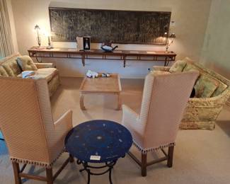 Blonde wooden coffee table is sold