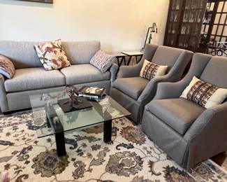 Wesley Hall sofa and Chairs, excellent condition