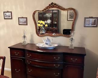 Vintage Mahogany Dining Buffet