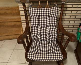 Rocking Chair and Cushion