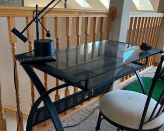 Glass Office desk
