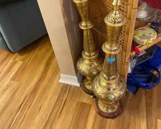Unique vintage Moroccan lamps