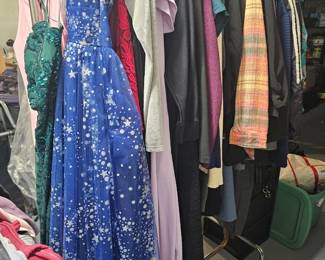 Dresses, skirts, pants, sweaters, tops, winter coats & jackets