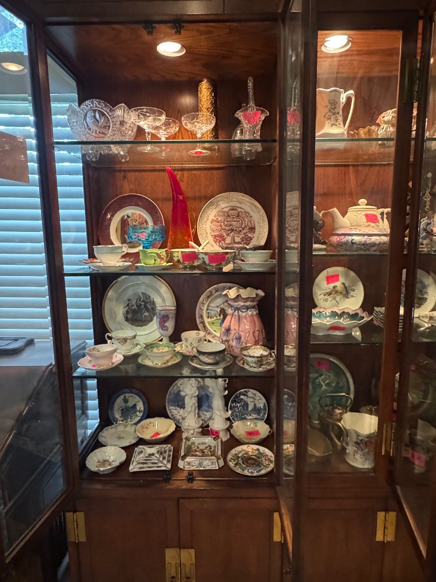 Vintage china, collectibles, glassware