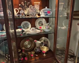 Vintage china, collectibles, glassware