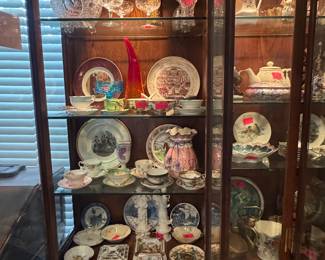 Vintage china, collectibles, glassware