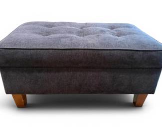 Fabric Ottoman W Storage