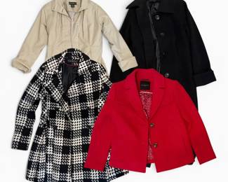 Womens Petite Overcoats Talbots, Eddie Bauer, Jones New York, Via Spiga