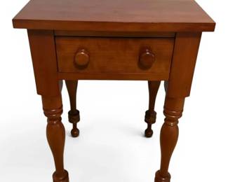 One Drawer Cherry End Table