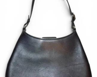 Coach Black Leather Hobo Bag w COA