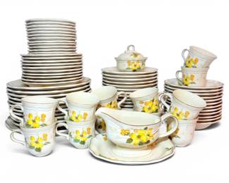 Vintage Mikasa Heritage Goldwood Dinner Set