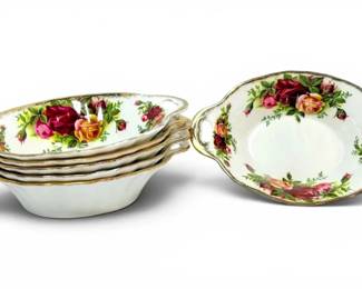 Matching Royal Albert Old Country Roses Candy Dishes