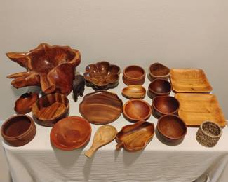 wooden bowls