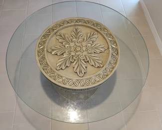 glass table