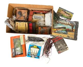 Large HO Scale Train Collection with Original Boxes, Rolling Stock, Buildings & Accessories