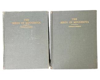 Two Signed Copies of Birds of Minnesota by T.S. Roberts – 1936 Edition