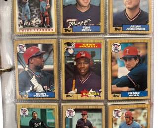 Vintage Baseball Card Team Set Collection – 1960 Pirates, 1965 Twins & 1987 Twins