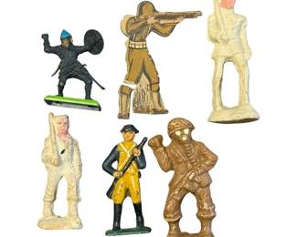 Collection of Vintage Toy Soldiers & Military Figures