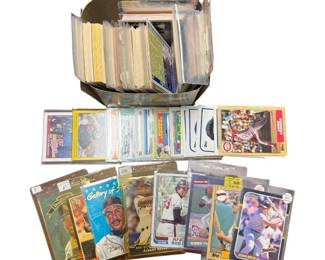 Large Sports Card Collection with Stars, Inserts & Vintage Commons