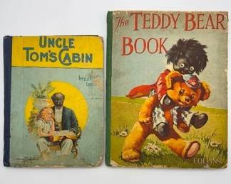 Historical Antique Children's Books – The Teddy Bear Book & Uncle Tom's Cabin Little Folks Edition