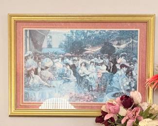 $40 - "Le Diner a l Hotel Ritz, Paris" Reproduction