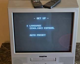 Zenith TV/VCR Combo With Remotes