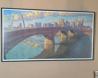 Signed and Numbered Bridge Scene Print